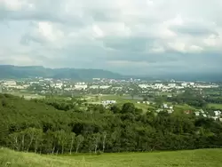 Вид на город с горы Кольцо