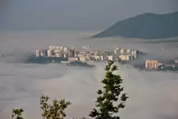 Новороссийск в тумане