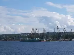Грузовой порт Петрозаводска