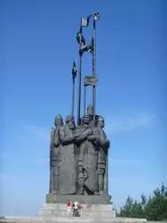 Псков, монумент «Ледовое побоище»