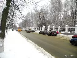 Пенза, улица Лермонтова зимой