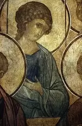 Владимир, фреска северного склона в Успенском соборе, 1390-е годы