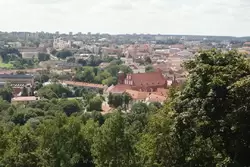 Вид на Вильнюс с Горы Крестов