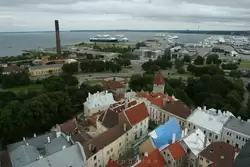 Панорама Таллинского залива с церкви Олевисте