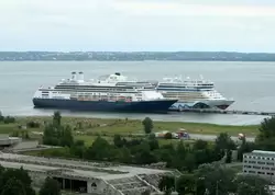 Круизные корабли «Rotterdam» и «Aida Bella» в Таллине