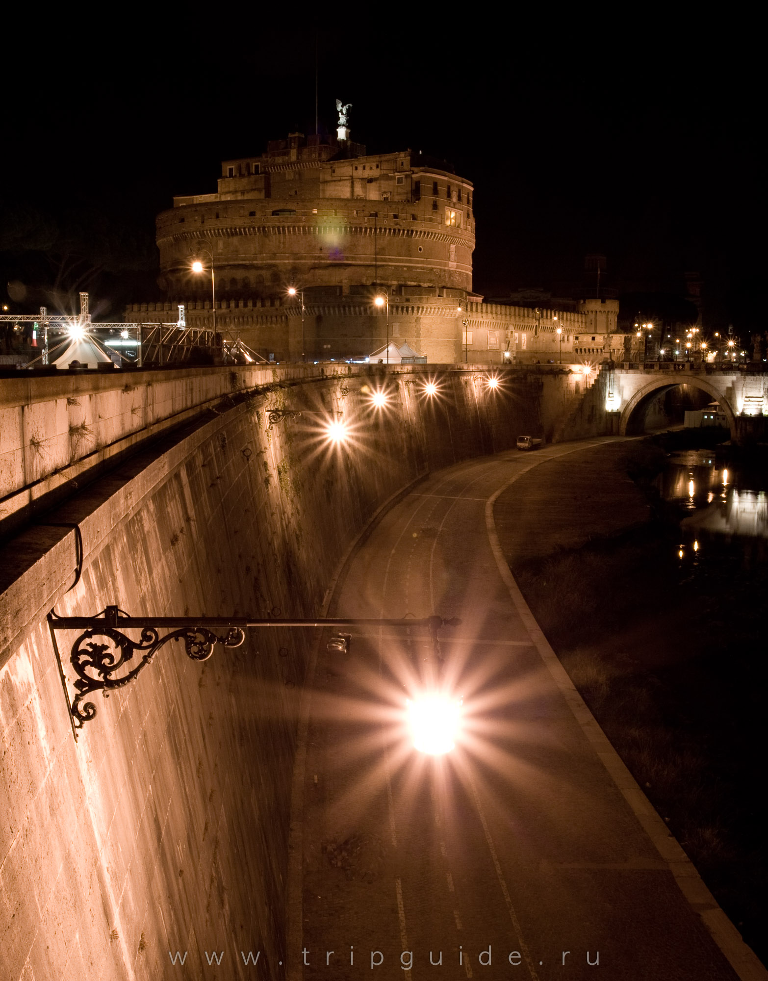 Фотографии Рима ночью