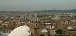 Панорама Рима с телебашней