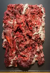«Внутренние объекты в трех частях» Аниш Капур — работы сделаны из силикона, который нанесен на поверхность перед застыванием