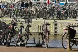 Достопримечательности Амстердама: велосипеды