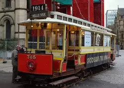 Старинный трамвай — выставка в Манчестере
