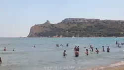 Пляж Поэтто в Кальяри