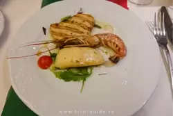 Grigliata di mare alla siciliana / Микс гриль из рыбы-меч, осьминога и королевской креветки с сицилианском стиле / Golden Lobster 3-й день