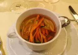 Consomme with vegetables / Консоме с овощами / Golden Lobster 4-й вечер