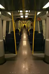 Интерьер вагонов метро Стокгольма