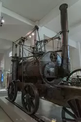 Локомотив «Пыхтящий Билли» («Puffing Billy») — старейший сохранившийся железнодорожный локомотив, 1814 г.