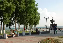 Парк имени Пушкина во Владимире и смотровая площадка