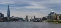 Тауэрский мост, «Осколок» и Темза