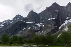 Стена Троллей в Норвегии
