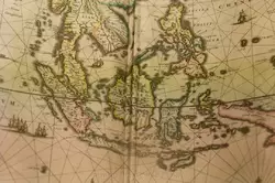 Остров Борнео на атласе 1664 года