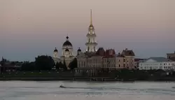 Волга и закат в Рыбинске