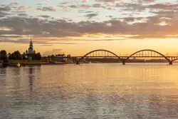 Волжский мост в Рыбинске
