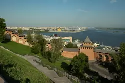 Смотровая площадка в Нижегородском кремле