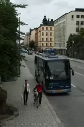 Автобус компании Аэротравэл в Стокгольме