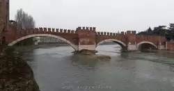 Мост Скалигеров в Вероне