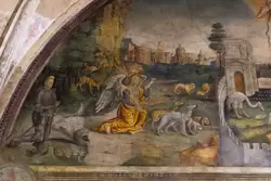 Церковь Сан Джорджетто, Джиованни Мария Фальконетте «Аллегория Благовещения»