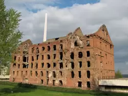 Руины мельницы в Волгограде