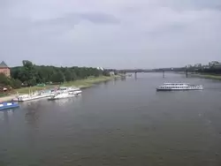Река Волхов в Новгороде
