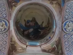 Антониев монастырь в Великом Новгороде. Фреска собора Рождества Богородицы