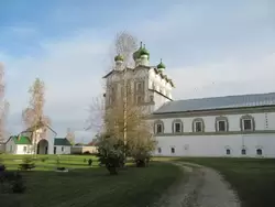 Двор Николо-Вяжищского монастыря в Великом Новгороде