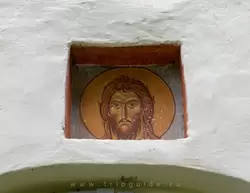 Фреска над входом в собор Иоанна Предтечи