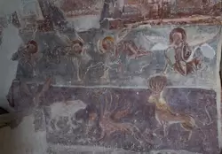Фреска «Страшный Суд» в храме Рождества Богородицы Снетогорского монастыря