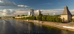 Панорама кремля Пскова
