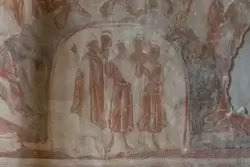 Псков, фреска собора Рождества Пресвятой Богородицы
