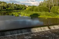 Псков, плотина на реке