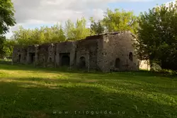 Псков, развалины пекарни, бывшая трапезная Гремяцкого монастыря