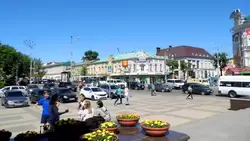 Перекресток улиц Московская и Бакунина в Пензе