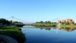 Пенза, подвесной «Мост Дружбы»