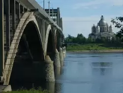 Мост через Волгу в Рыбинске
