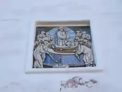 Соловки. Икона на одной из стен собора