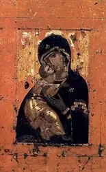 Владимирская икона Божьей матери. Находится в Третьяковской галерее