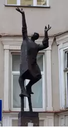 Скульптура Zibintininkas в Вильнюсе