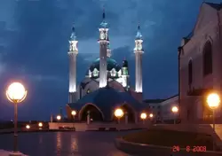 Мечеть Кул-Шариф ночью