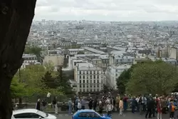 Вид со смотровой площадки на Монмартре