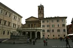 Площадь Санты Марии в Трастевере (piazza Santa Maria in Trastevere)