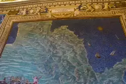 Княжество Салерно — Галерея географических карт в Ватикане