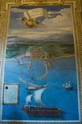 Порт Чивитавеккья — Галерея географических карт в Ватикане